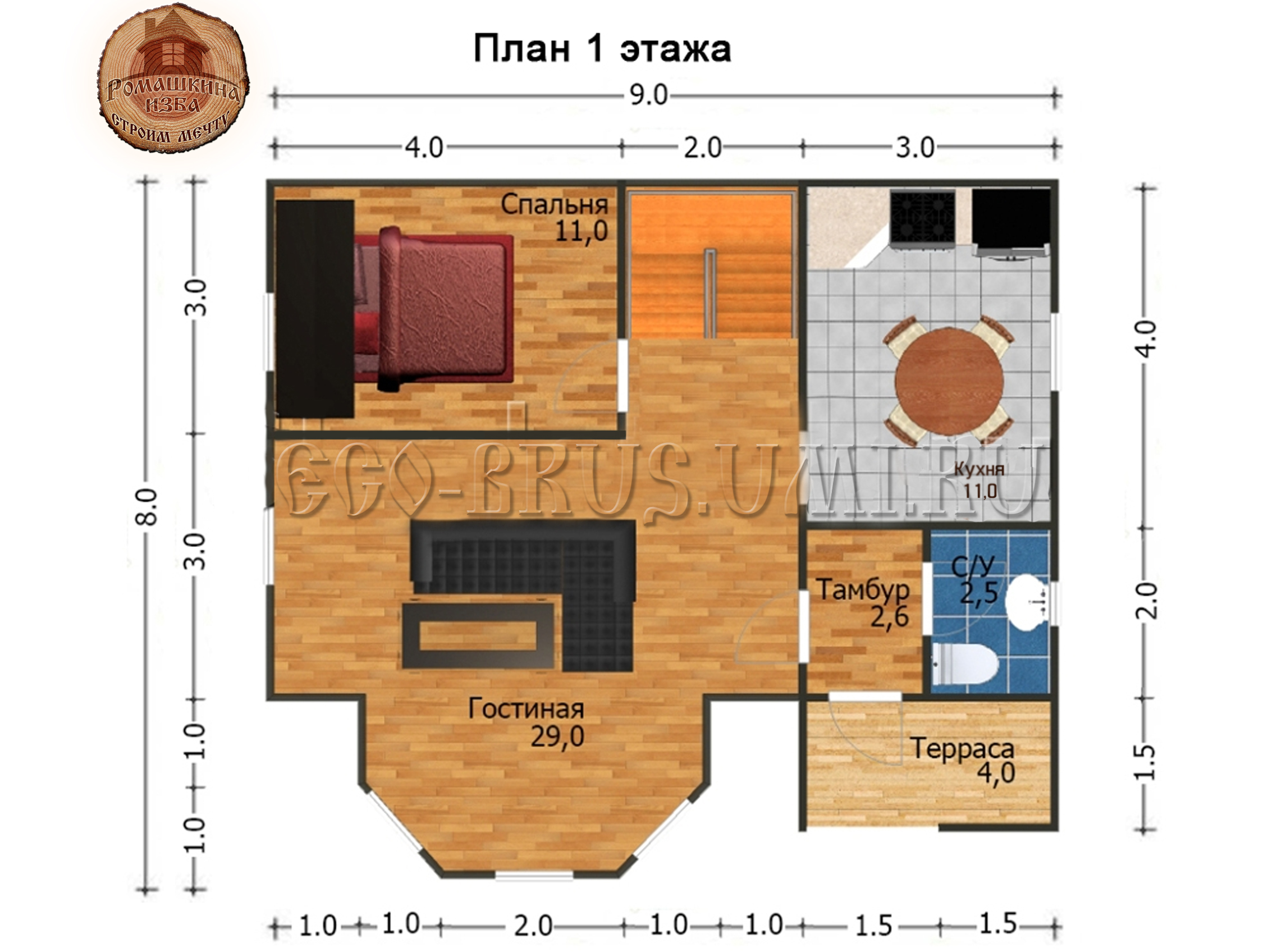 Пестовский плотник дома из бруса проекты